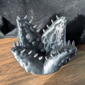 Black 3D Print Toothy Stand